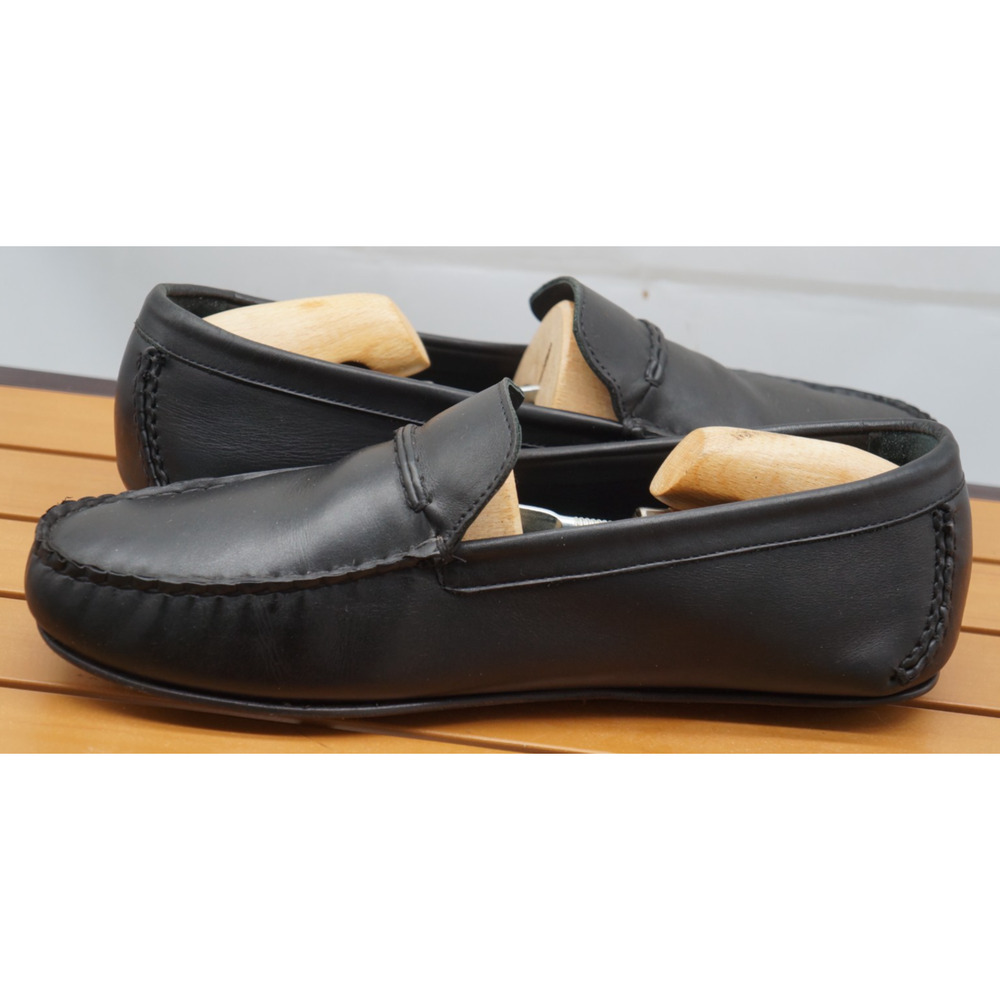 Allen Edmonds Super Sport Loafer Shoes Moccasin Black Men Size 11.5 EEE (Wide) - Picture 8 of 13